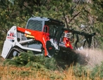 Compact Track Loader working